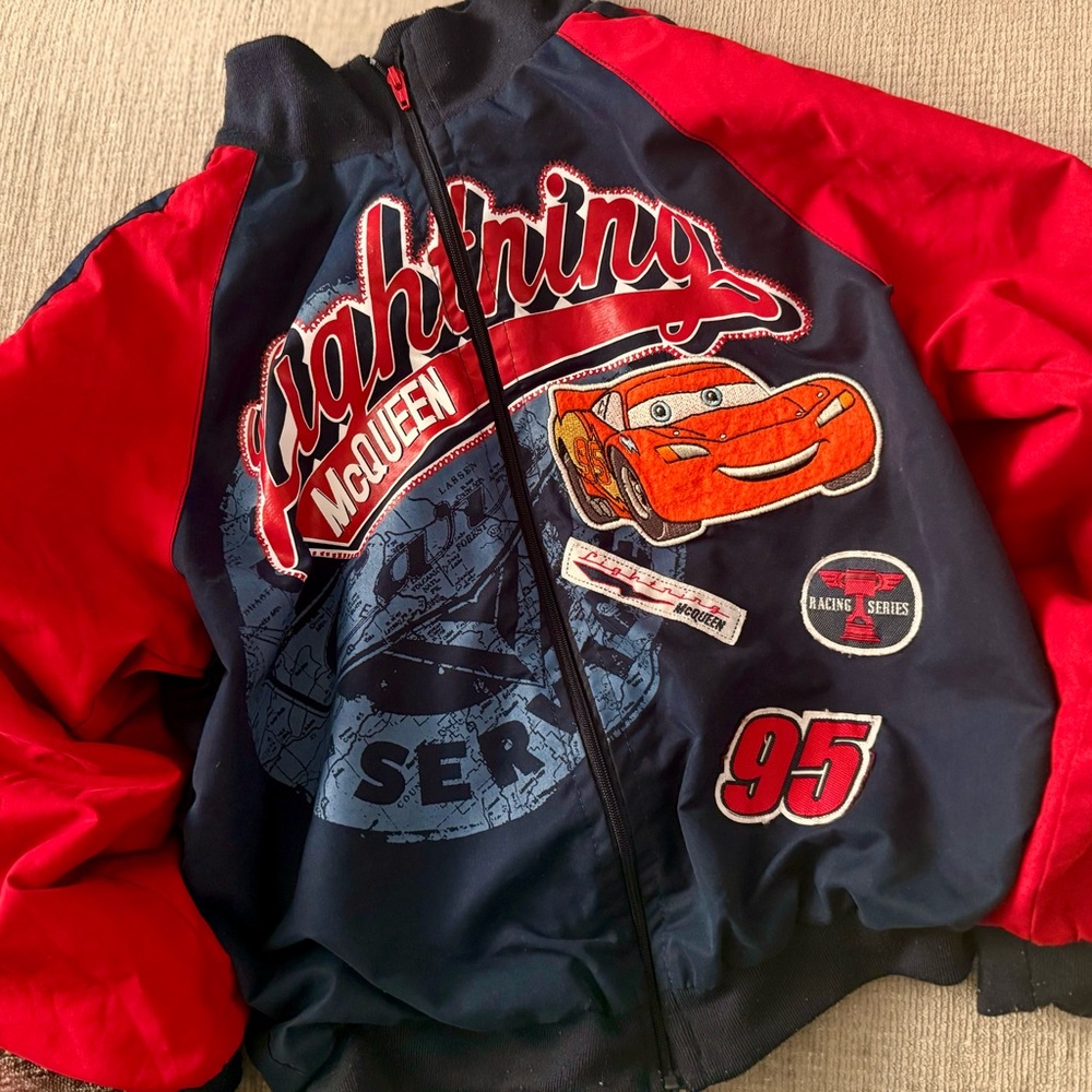 Y2K Disney Pixars - Lighting McQueen Jacket size 7